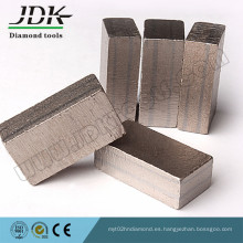 Segmento rectangular de diamante para herramientas de corte de mármol